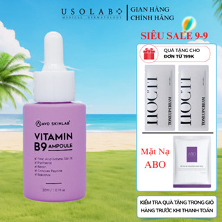 Serum phục hồi da vitamin B9 USOLAB AVO - Giúp làm dịu da hỗ trợ quá trình phục hồi và cấp ẩm cho da 30ml