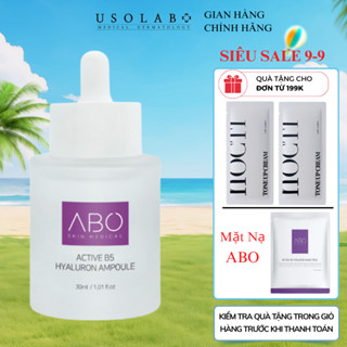 Serum HA B5 ABO - Phục hồi da, cấp ẩm, căng bóng da tức thì, đều màu da, chống lão hóa 30ml - USOLAB