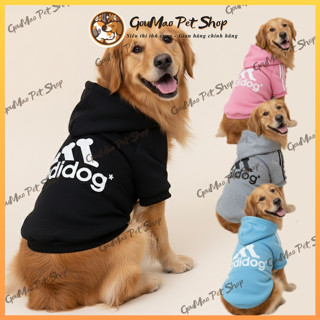 Áo Hoodie ADIDOG Cực Chất Cho Chó Lớn - Giữ Ấm & Phong Cách Cho Boss .  tuchau