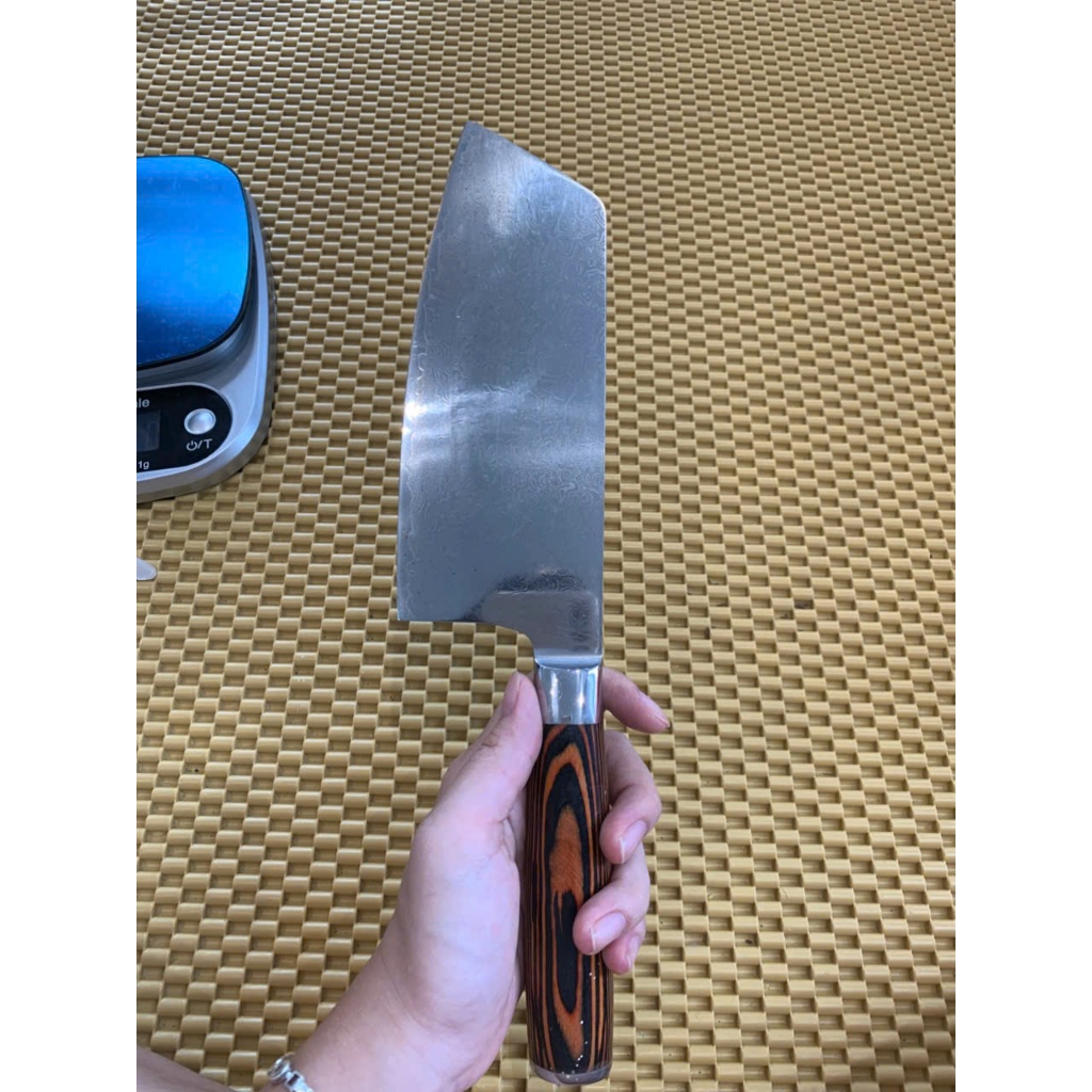 dao bếp damascus bunka lõi vg10 nhật bản bk02