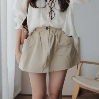 Chân Váy Kaki Basic Dáng Ngắn Nữ Trẻ Trung, Năng Động Mùa Thu Đông Kimee - KQ164