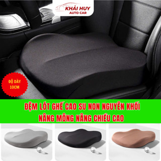  Đệm Lót Ghế Ô Tô Cao Su Non Nâng Chiều Cao Cải Thiên Tầm Nhìn Chống Mỏi Hiệu Quả khaihuyauto 