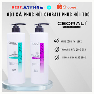 Dầu Gội Xả Ceorali Magicsil 720ml Phục Hồi Tóc Chuyên Sâu Bestmypham