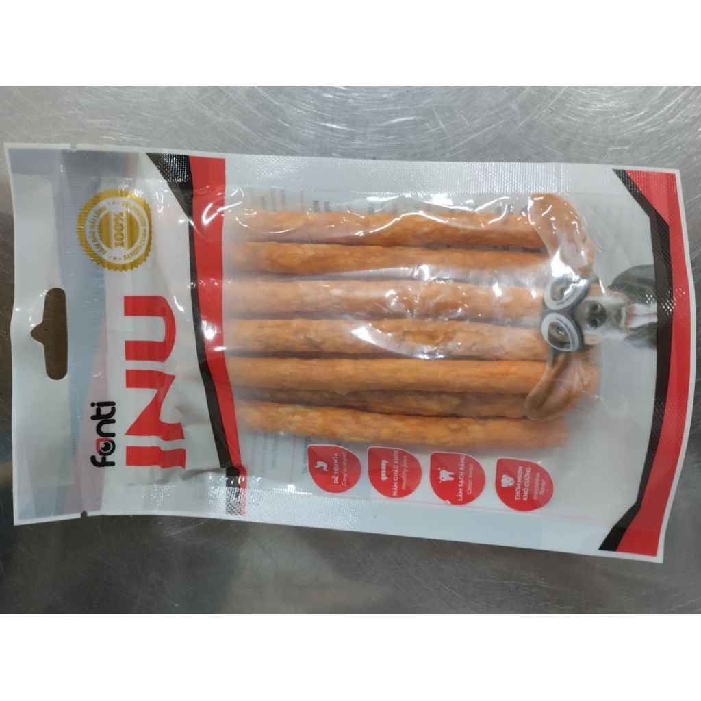 Que gặm sạch răng Inu Munchy cho chó(gói 10 que) mẫu mới thay đổi màu và Số lượng que