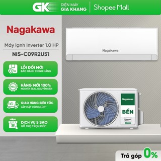 NIS-C09R2U51 1HP | NIS-C12R2U51 1.5HP | NIS-C18R2U51 2HP Máy Lạnh Nagakawa Inverter [Toàn Quốc]