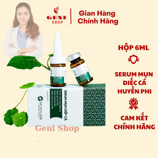  Serum Mụn Diếp Cá Huyền phi 6ml giảm Mụn Viêm Mụn Trứng cá Mụn Ẩn Hiệu Quả Chính Hãng 