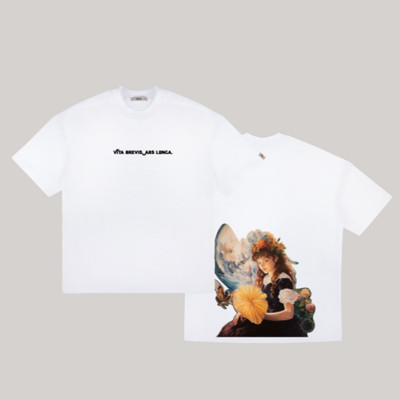 Áo thun phom rộng Nam Nữ LIME ORANGE VBAL T-shirt VU23151101