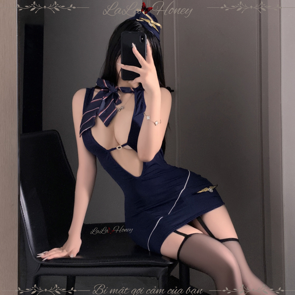 Đồ Lót Gợi Cảm Tiếp Viên Xinh Đẹp Quyến Rũ, Cosplay Tiếp Viên Xinh Đẹp Thuần Khiết C208 - LaLaHoney | BigBuy360 - bigbuy360.vn