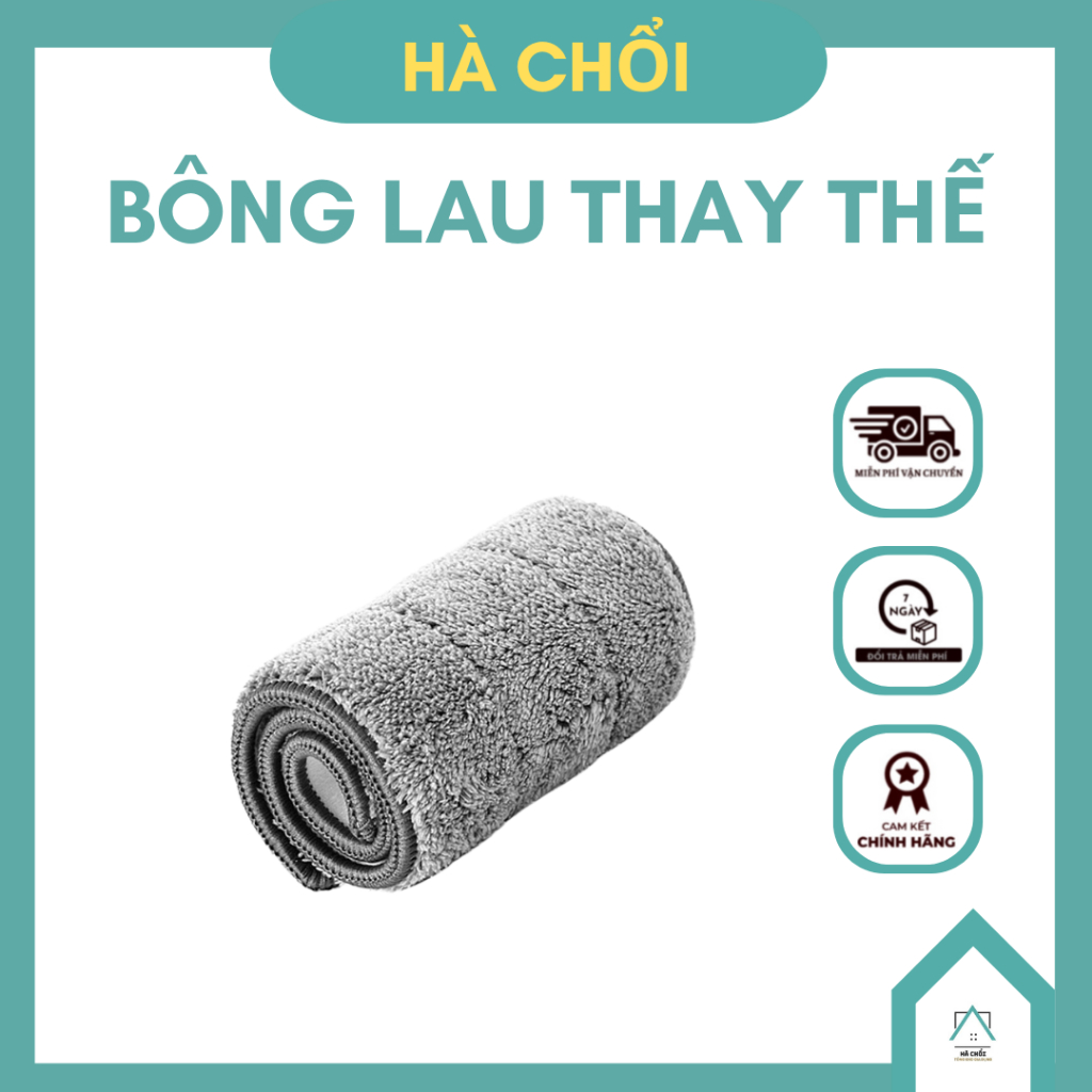 Bông Lau Nhà Microfiber Thay Thế Cho Cây Lau Tự Vắt - Bền Bỉ, Lau Sạch Bóng