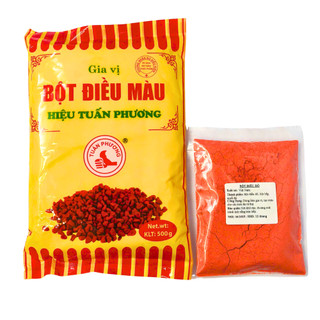 Bột Điều Đỏ, Bột Điều Màu Tuấn Phương Tách Lẻ [100gr, 200gr, 300gr ]