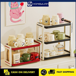  Kệ đựng cốc uống nước 3 tầng chất liệu nhựa ABS cao cấp phong cách sang trọng hiện đại 
