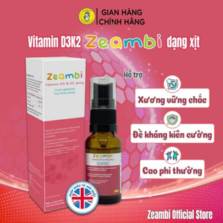 Vitamin D3k2 Zeambi Dạng Xịt 15ml Nhập Khẩu Anh Quốc