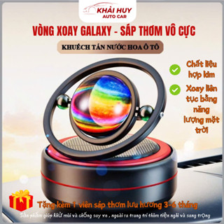  Vòng Xoay Năng Lượng Mặt Trời Galaxy Khuếch Tán Hương Sáp Thơm Đặt Taplo Ô Tô Phụ Kiện Trang Trí 