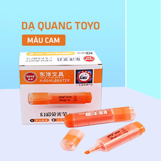Combo 5 Cây Bút Dạ Quang Toyo SP25 Màu Mực Tươi Sáng, Phản Quang Tốt