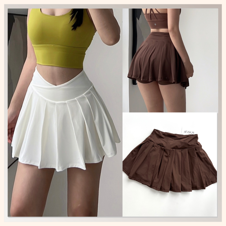 HERSIGN Chân váy 2 lớp tập pickleball tennis Chân váy thể thao nữ VAY04 BST HERSIGN GRACED MOTION