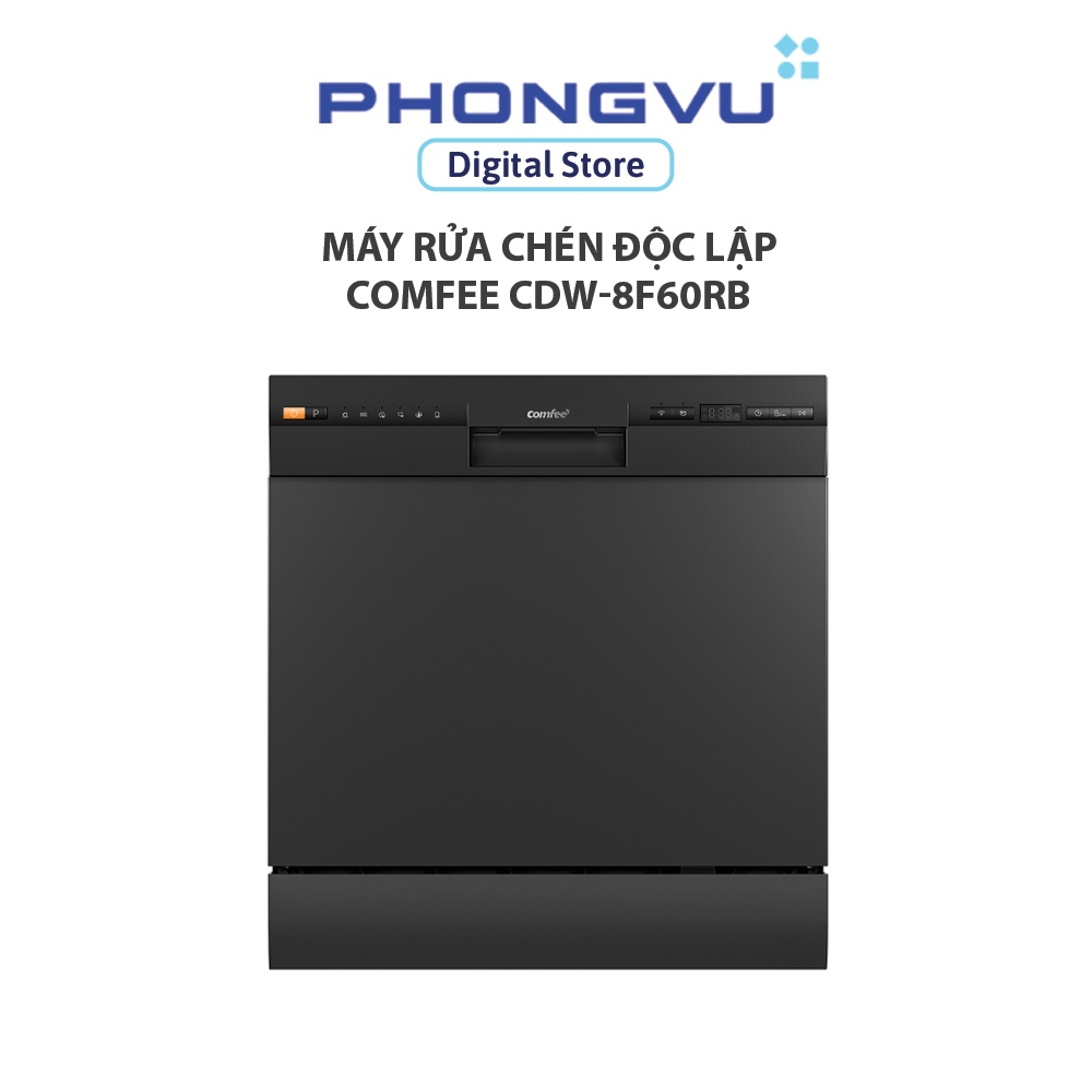 [Shopee Lắp Đặt 0Đ HN HCM] Máy rửa chén độc lập Comfee CDW-8F60RB(10 bộ) - 7 Chương trình, Sấy Extra Dry, Tiết kiệm nước