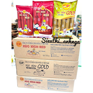  Xúc xích CP Ăn Liền Nguyên Thùng 100g  200g   Thùng 4kg 