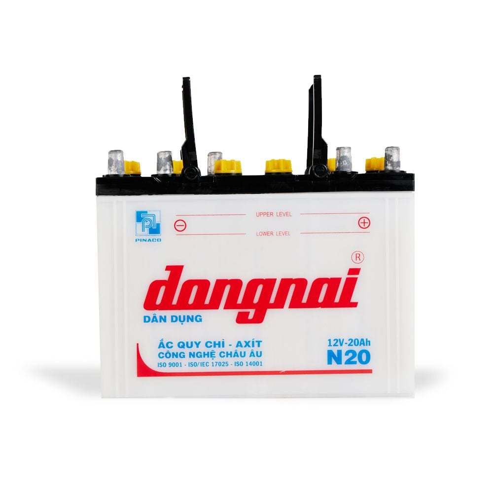 Ắc quy dân dụng Đồng Nai N20 12V-20Ah (Dong Nai N20 12V-20Ah Civil Battery) (không chứa axit)