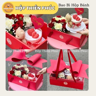  10 Hộp đựng quà tặng 20-10 - Hộp nơ đựng bánh và hoa -  Hộp đựng yến chưng - Hộp Quà tết 2025 