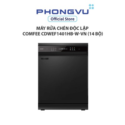 [Shopee lắp đặt 0Đ HN HCM Cũ] Máy rửa chén Comfee CDWEF1401HB-W-VN (14 bộ) - Sấy AI Heat Dry - Bảo hành 24 tháng