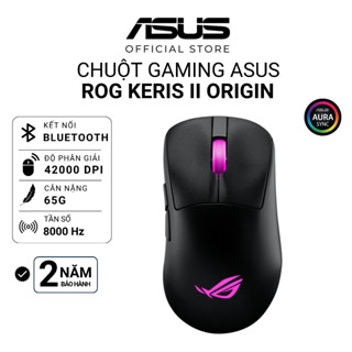  Chuột ASUS ROG KERIS II Origin WIRELESS Black 
