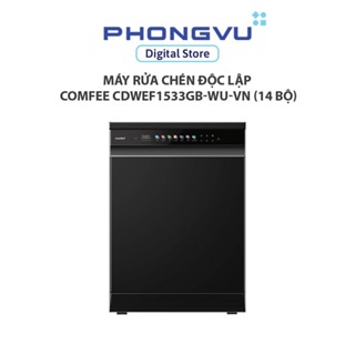 [Shopee Lắp Đặt 0Đ HN HCM] Máy rửa chén độc lập Comfee CDWEF1533GB-WU-VN (15 bộ) - AI Phân tích độ bẩn, Sấy khí nóng