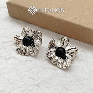  Bông tai nữ chuôi bạc 925 Eleanor Accessories hình hoa basic phụ kiện trang sức khuyên tai 10551 