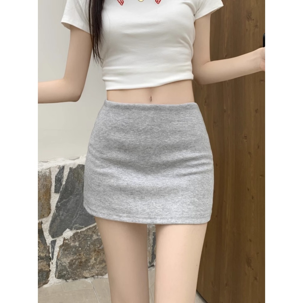 Chân váy ngắn chữ A dáng ôm, nỉ 2 da co giãn, mềm mại, tôn dáng - CV11 | BigBuy360 - bigbuy360.vn