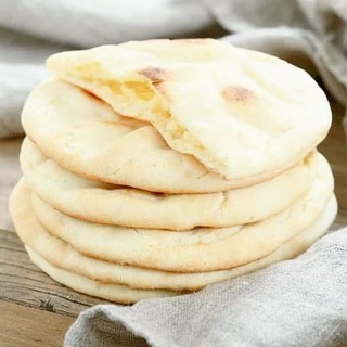  Bánh Mì Pita Nguyên Cám  Túi 6 cái  - Whole Wheat Pita Bread  6 Pack  - Healthy Eat clean 