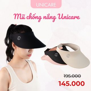 Mũ chống nắng Unicare, mũ chống tia UV nửa đầu, mũ vành rộng, phong cách trẻ trung cho nam và nữ