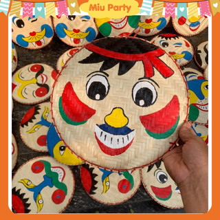 Mẹt Tre Vẽ Mặt Nạ Trang Trí Decor Trung Thu, Mẹt Trơn 20cm 30cm - Miu Party