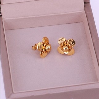 Bông Tai Nữ Hoa Trà Bilyshop Titan Ko Đen An Toàn Cho Sức Khỏe TT 2808