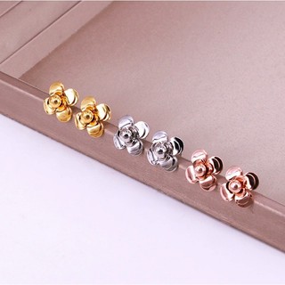 Bông Tai Nữ Hoa Trà Bilyshop Titan Ko Đen An Toàn Cho Sức Khỏe TT 2808
