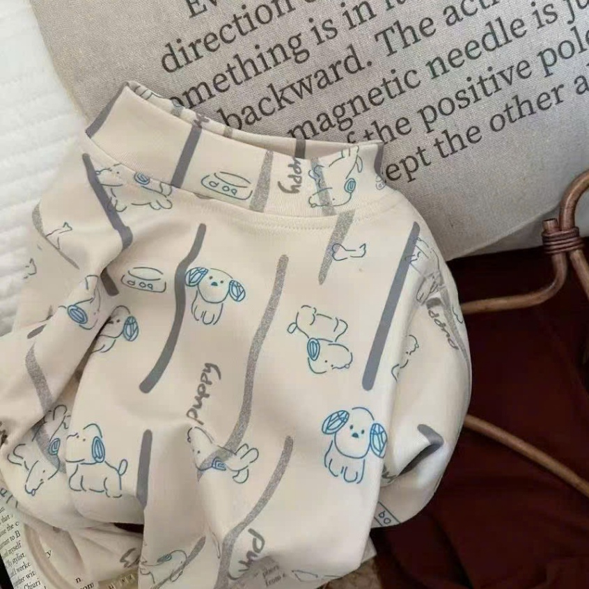 Áo giữ nhiệt in hình cún PUPPY hàng QCCC by KID CLOTHING