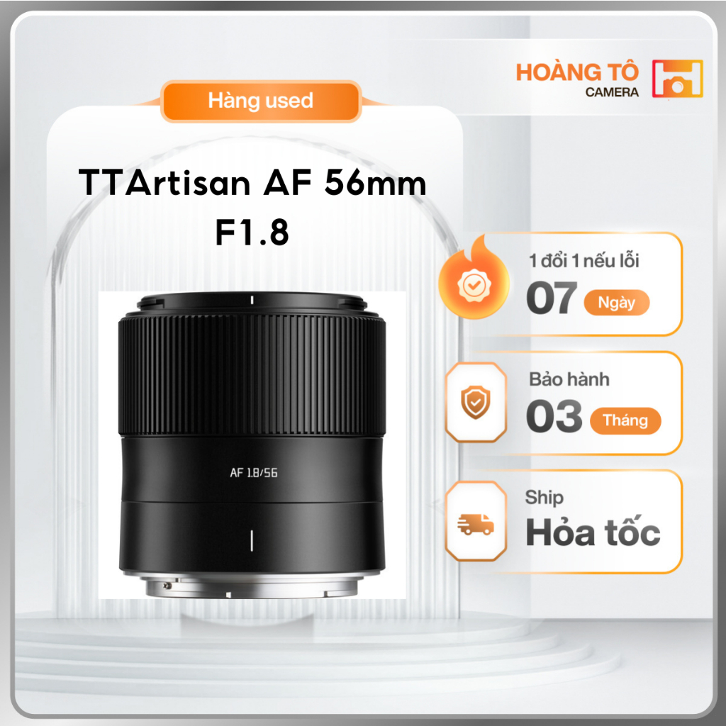 Ống kính TTArtisan AF 56mm F1.8 For Sony / Fujifilm / Nikon Z | Cũ