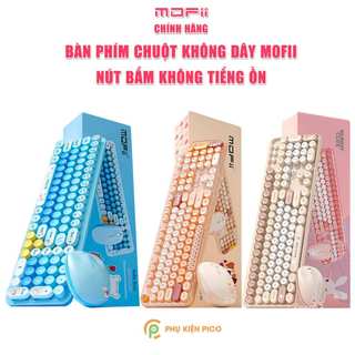  Bàn phím chuột không dây Wireless 2.4G hồng dễ thương MOFII Zero Bunny Cute Lovely Hello Bear Baby Bear Geezer M3 