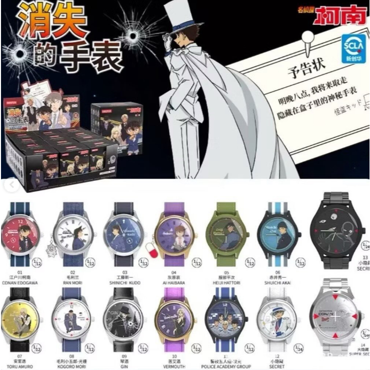 Đồng hồ đeo tay blindbox thám tử lừng danh Conan từ FUNBOX