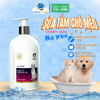 Sữa Tắm Chó Mèo SHAMPOO Thơm Lâu 520ml - Dưỡng Lông Mềm Mượt, Cho Mọi Loại Chó, Lông Trắng, Nâu Đỏ