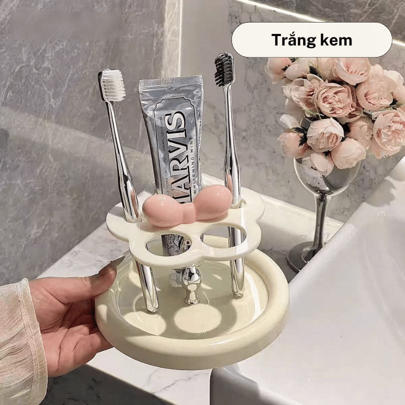 Mẫu giá đỡ bàn chải đánh răng và kem đánh răng độc đáo