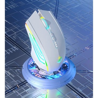  Chuột bluetooth 5.1 không dây gaming sạc pin TEKKIN Holy Sword M808 LED RGB đổi màu 7 màu cho game thủ chuyên nghiệp 