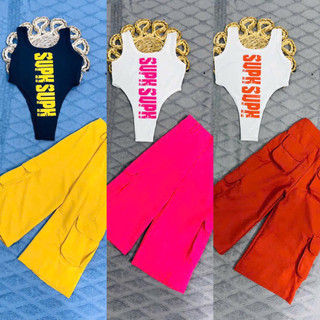  Sét quần dài tui hộp áo bodysuit cho bé gái 