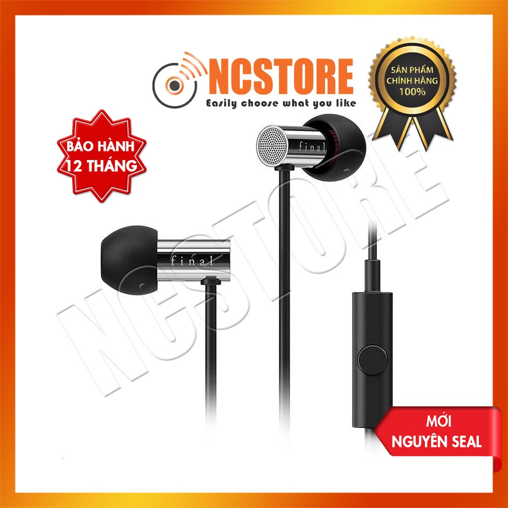 [NC] Tai nghe FINAL E3000C | ACOUSTIC, CLASSICAL, VOCAL, POP | In Ear | Có Mic