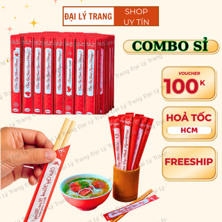 ( COMBO SỈ ) Túi giấy bọc đũa hàng đẹp, lịch sự dành cho hàng quán , nhà hàng _ đại lý trang