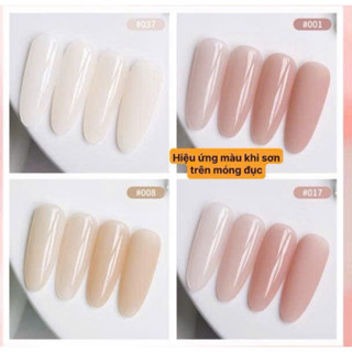  Sơn thạch nude các màu làm nail siêu xinh sơn hồng nude cam nude nâu nude làm nail 