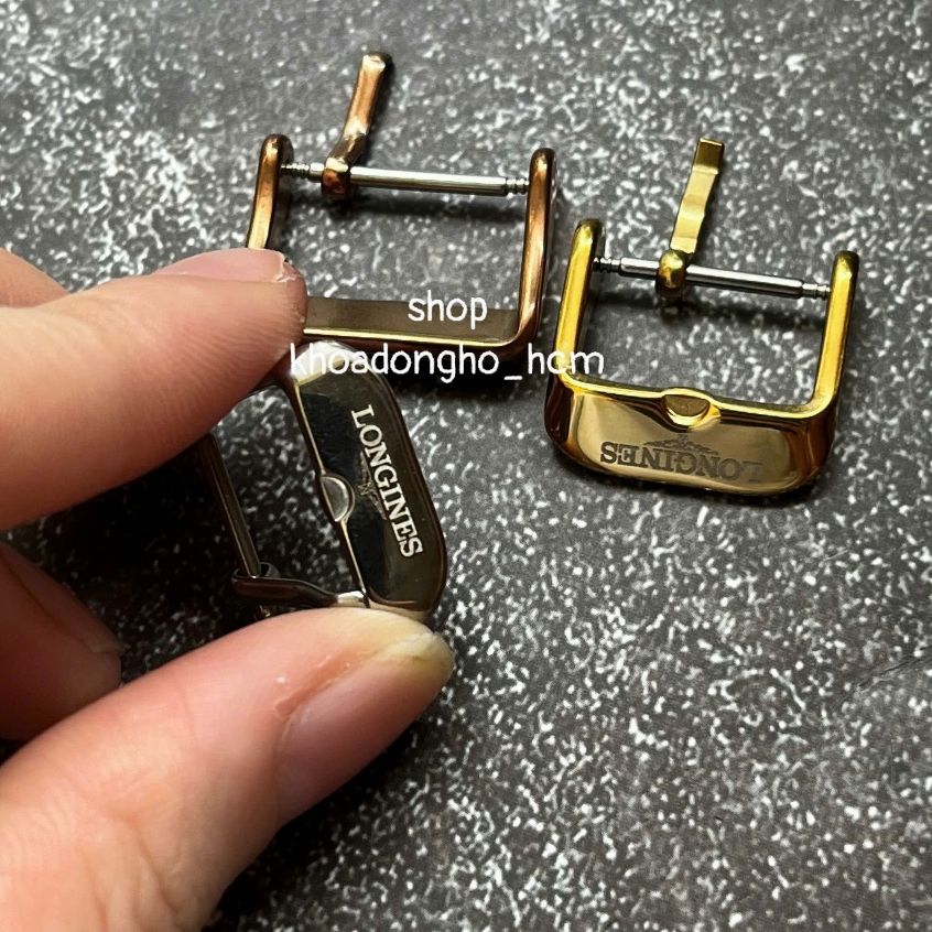 ĐO THEO SIZE KHÓA Khóa Kim Xiên LONGINES Khắc Chìm Không Phai Bạc Màu Cho Đồng Hồ