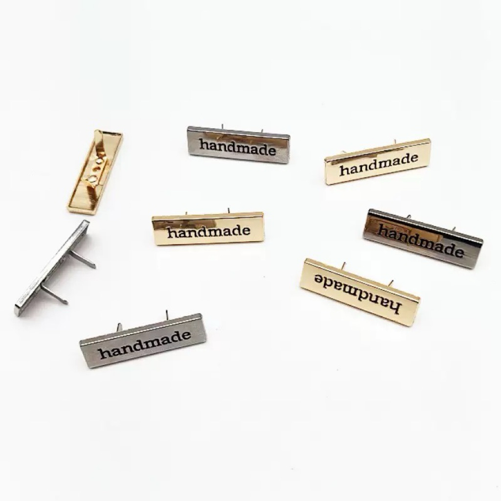 Tag handmade màu bạc