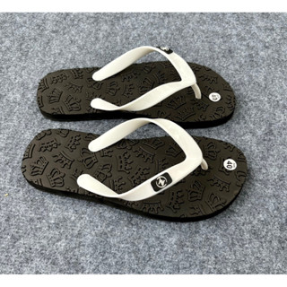 Dép tông nam bề mặt Vương Miện ép nổi, Đế cao su cứng chống trượt, dép kẹp nam, dép lào nam