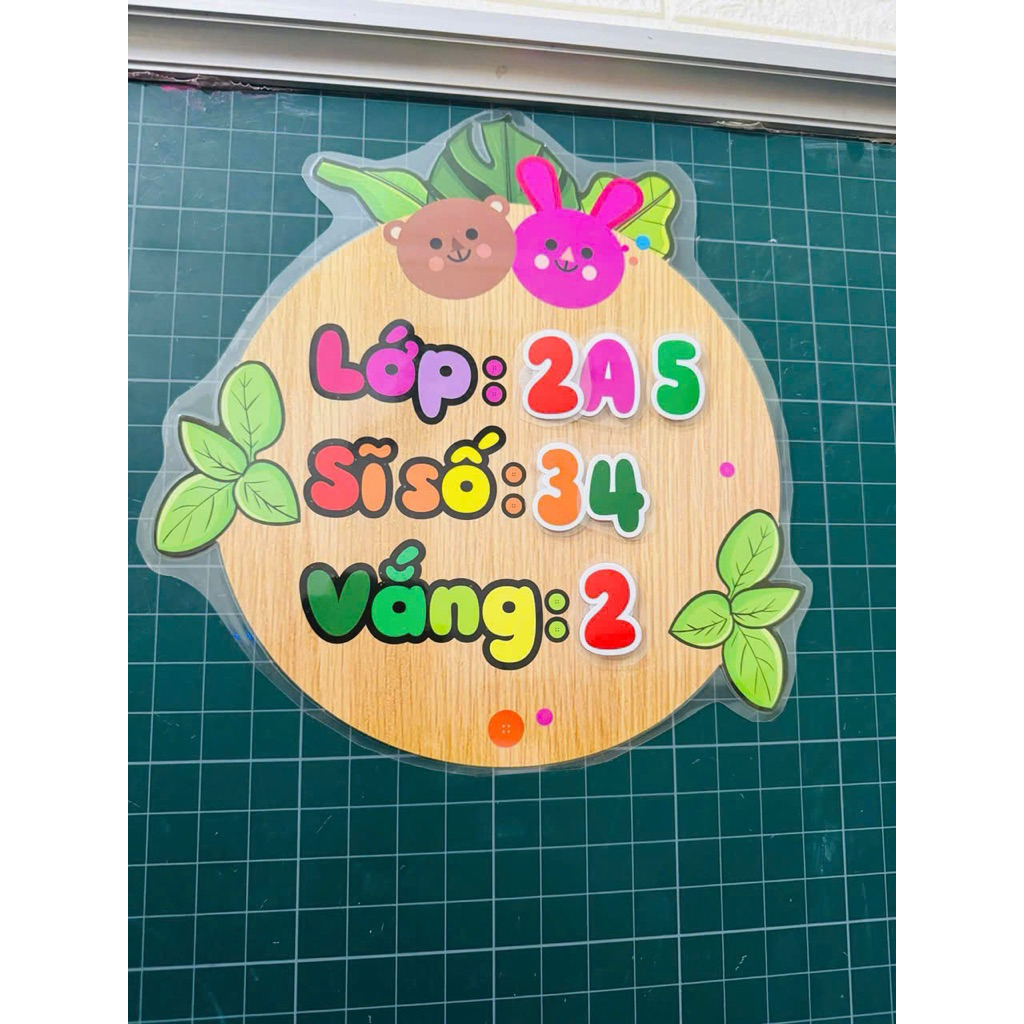 Bảng sĩ số theo yêu cầu(chat shop)