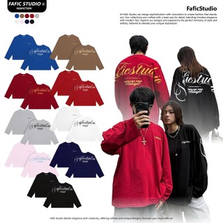  Áo Thun Tay Dài Boxy form rộng MidNight FAFIC studio longsleeve shirt COTTON nam nữ Unisex local brand 