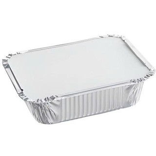 Set 10 Hộp giấy bạc 3500ml cỡ đại dùng 1 lần, khay giấy bạc đựng an toàn thực phẩm